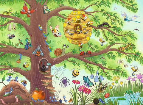 Artwork: Working Bees – 100 XXL Piece Jigsaw Puzzle (Ravensburger)