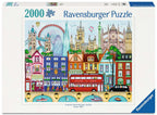 Box, straight on: Welcome to London – 2000 Piece Jigsaw Puzzle (Ravensburger)