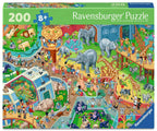 Box, straight on: Zoo from Above – 200 XXL Piece Jigsaw Puzzle (Ravensburger)