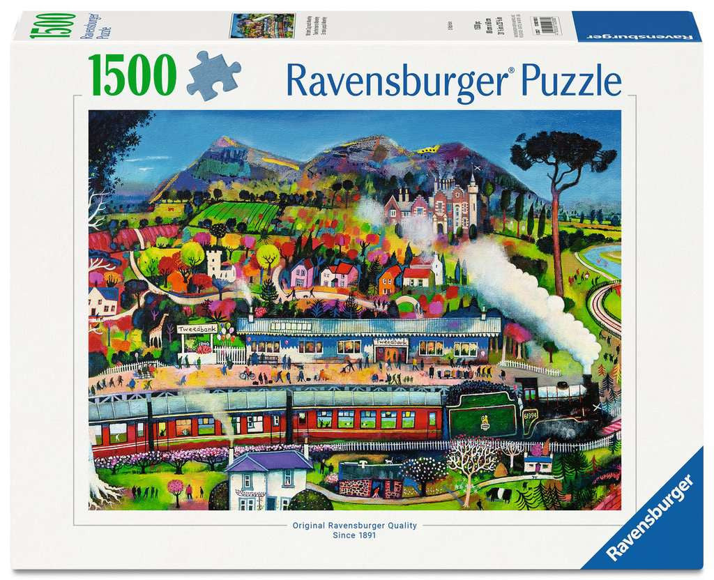 Box, straight on: Train in a Landscape – 1500 Piece Jigsaw Puzzle (Ravensburger)