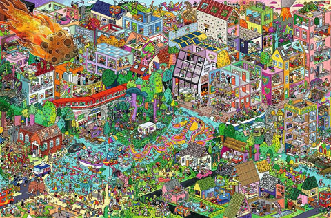 Artwork: Magic Puzzle Company Series 4: Big Rock City – 1000 Piece Jigsaw Puzzle (Ravensburger)