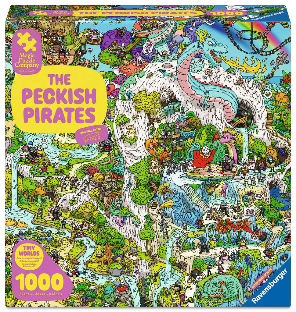 Box, straight on: Magic Puzzle Company Series 4: The Peckish Pirates – 1000 Piece Jigsaw Puzzle (Ravensburger)