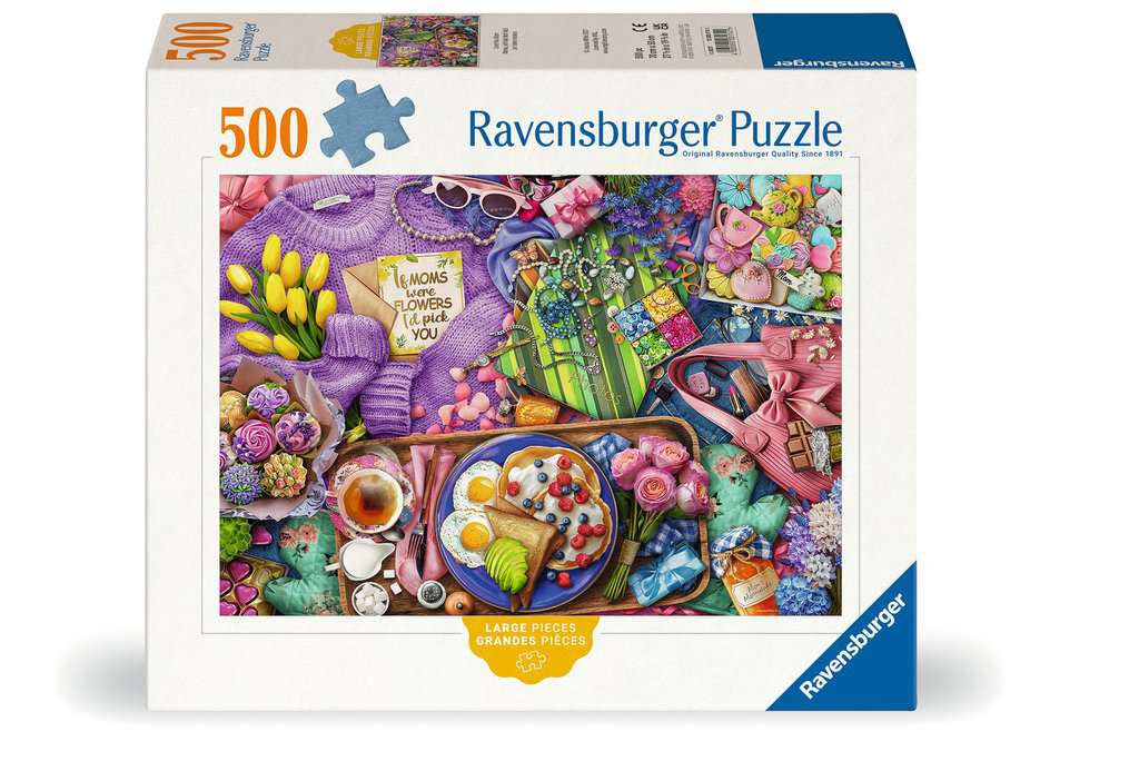 Box, straight on: Love You Mum – 500 XL Piece Jigsaw Puzzle (Ravensburger)