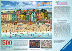 Box back: Beach Life – 1500 Piece Jigsaw Puzzle (Ravensburger)