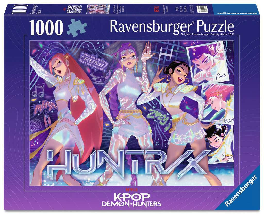 Box, straight on: K-Pop Demon Hunters: HUNTR/X – 1000 Piece Jigsaw Puzzle (Ravensburger)
