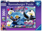 Box, straight on: K-Pop Demon Hunters: Derpy Tiger and Sussie Bird – 100 XXL Piece Jigsaw Puzzle (Ravensburger)