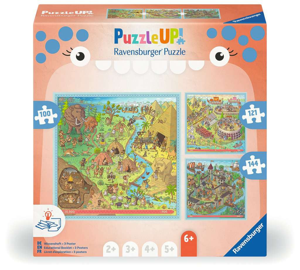 Puzzle Up History – 144 Piece Jigsaw Puzzle (Ravensburger)