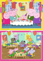 Peppa Pig: Time to Celebrate – 2x12 Piece Jigsaw Puzzles (Ravensburger)