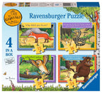 The Gruffalo – 4 in a Box (12, 16, 20, 24 Piece) Jigsaw Puzzles (Ravensburger)