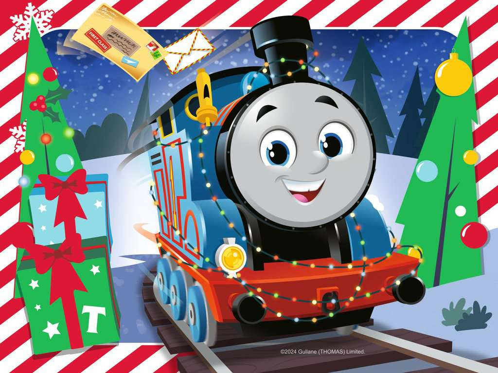 Thomas & Friends Christmas 4 in a Box – 12, 16, 20 & 24 Piece Jigsaw Puzzles (Ravensburger)