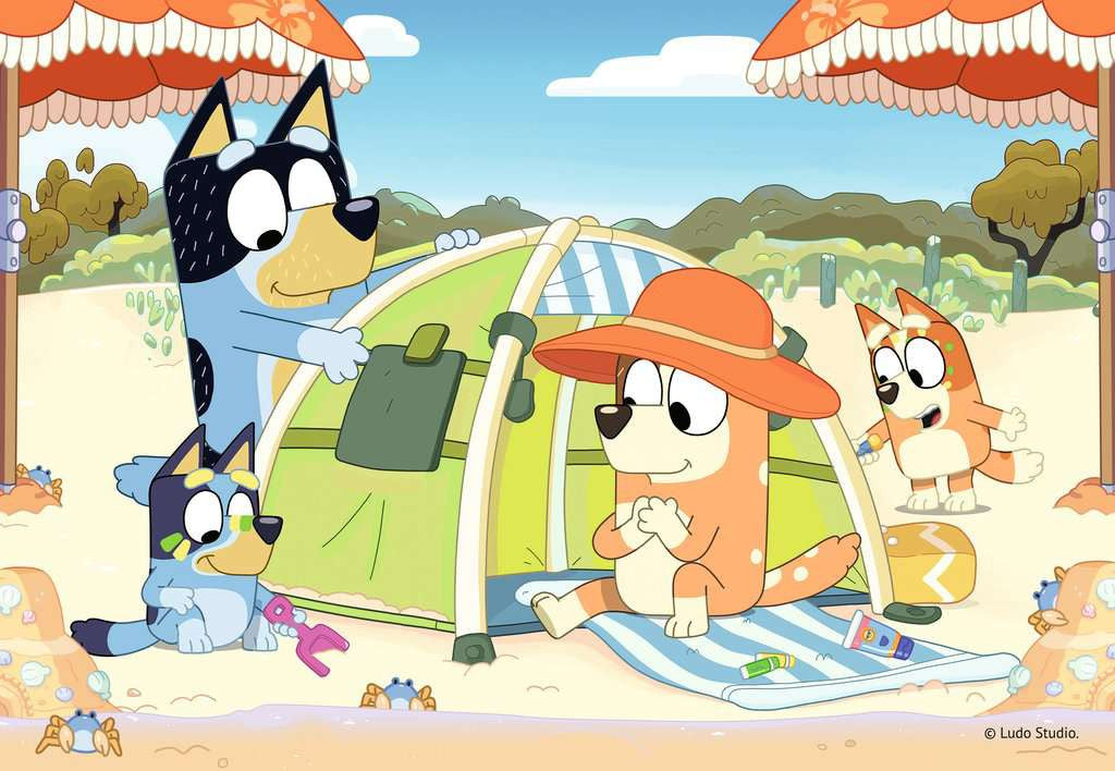 Bluey: Beach Day – 35 Piece Jigsaw Puzzle (Ravensburger)