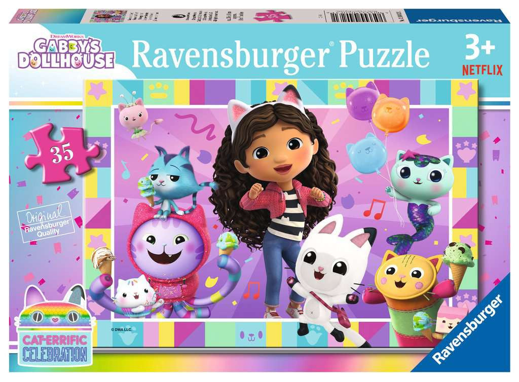 Gabby's Dollhouse: Let's Celebrate – 35 Piece Jigsaw Puzzle (Ravensburger)