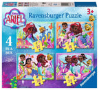Disney Junior Ariel: Friends Are a Treasure – 4 in a Box (12, 16, 20, 24 Piece) Jigsaw Puzzles (Ravensburger)