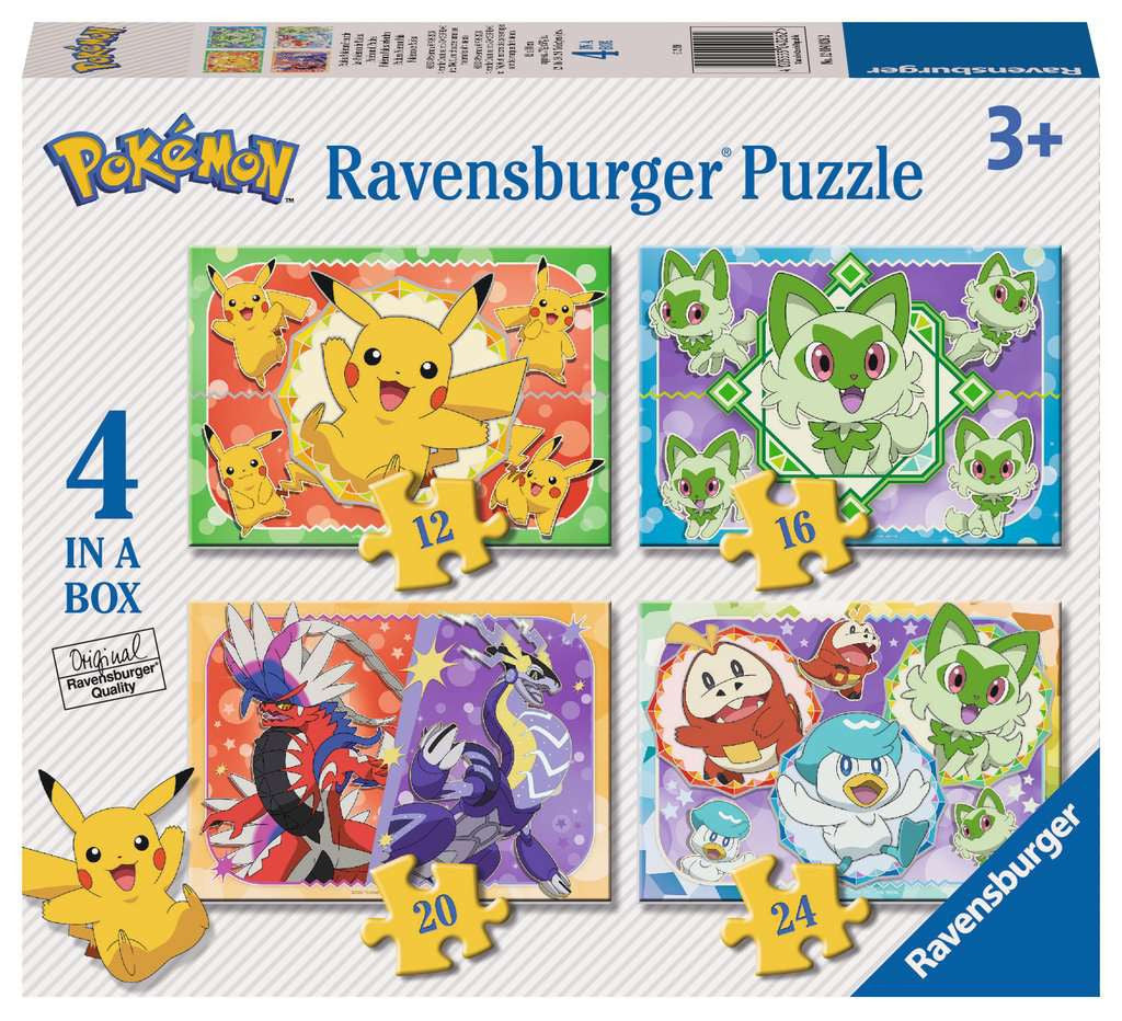 Pokémon – 4 in a Box (12, 16, 20 & 24 Piece) Jigsaw Puzzles (Ravensburger)