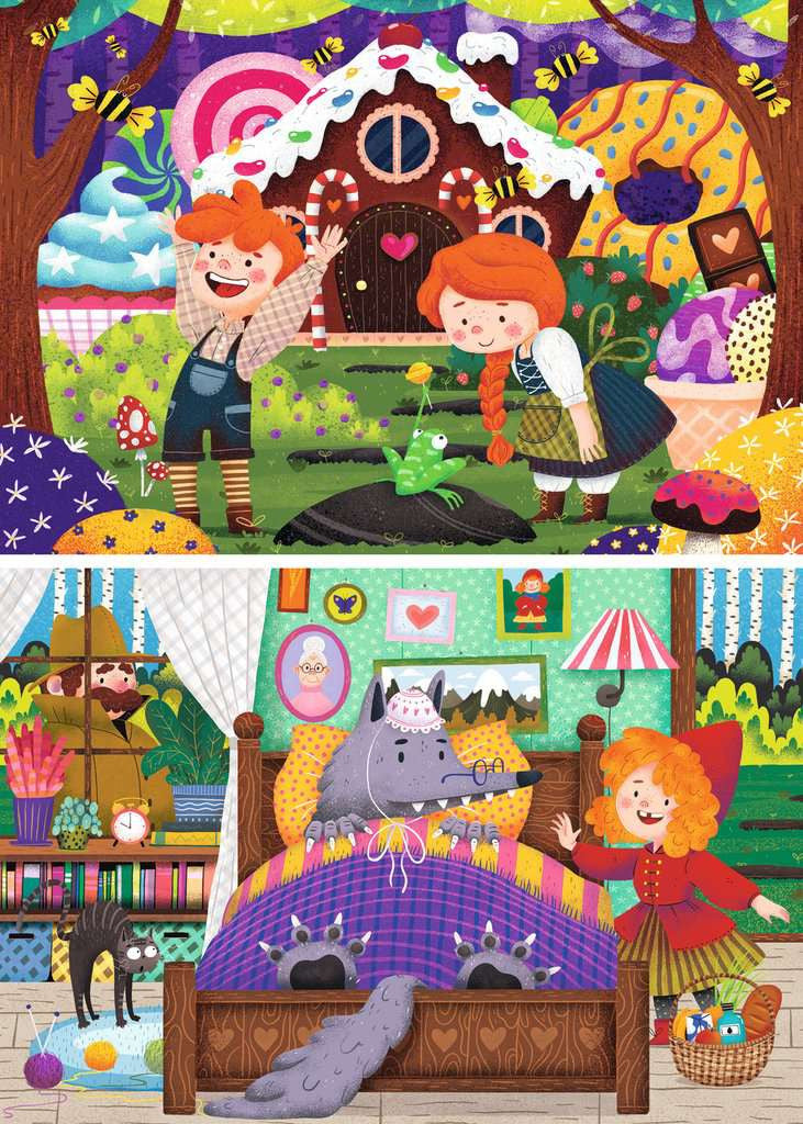 Fairy Tales – 2 x 12 Piece Jigsaw Puzzles (Ravensburger)