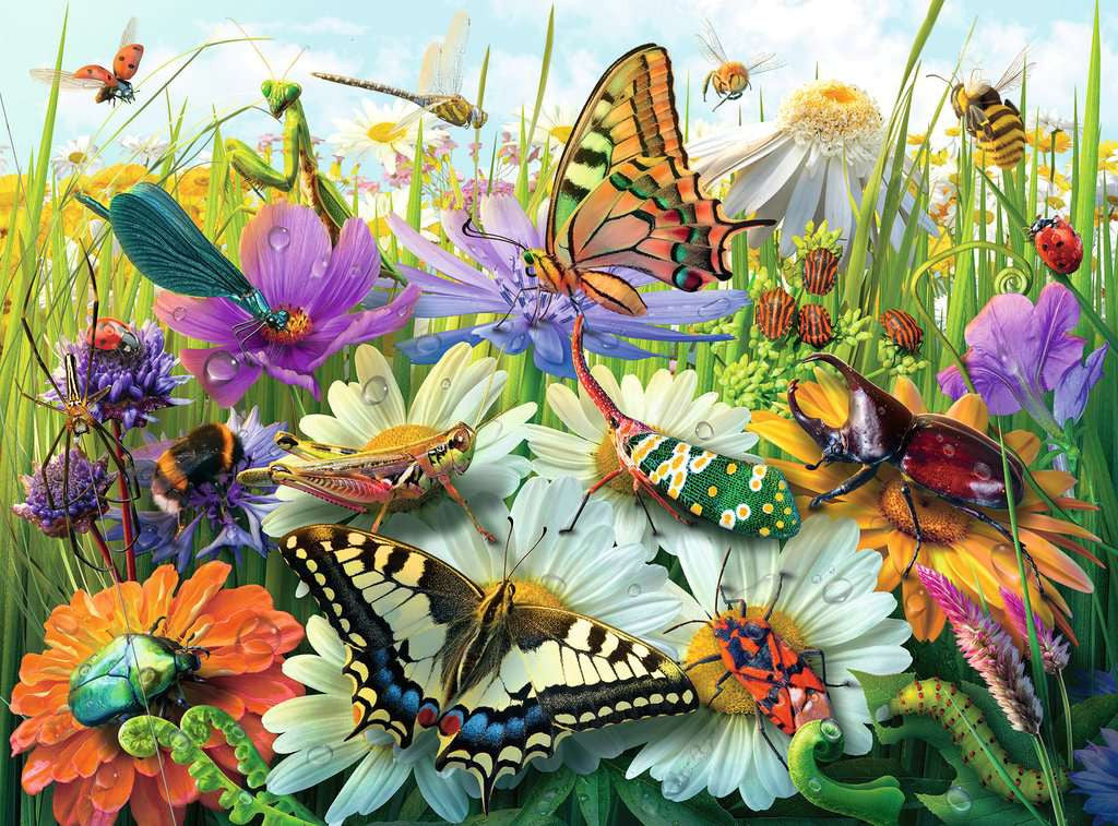 Wonderful World of Insects – 100 Piece XXL Jigsaw Puzzle (Ravensburger)