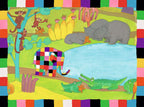 Elmer – 4 in a Box (12, 16, 20, 24 Piece) Jigsaw Puzzles (Ravensburger)