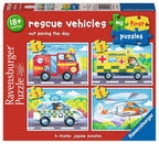 My First Puzzle: Rescue Vehicles – 2, 3, 4 & 5 Piece Jigsaw Puzzles (Ravensburger)