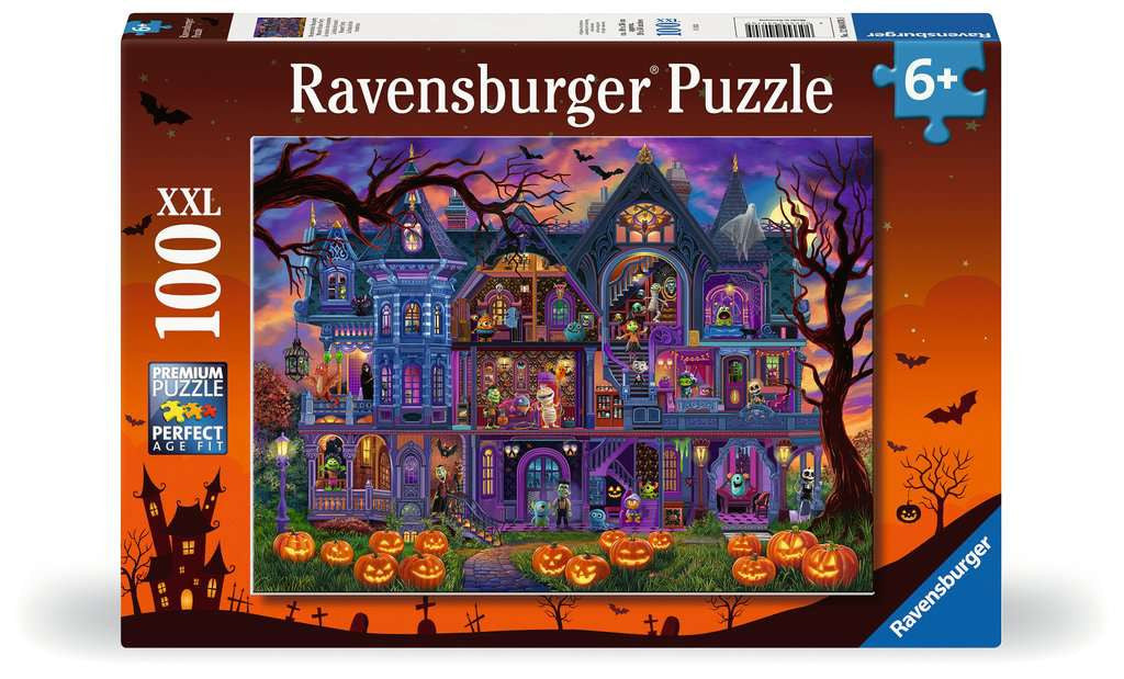Monster House Party XXL – 100 Piece Jigsaw Puzzle (Ravensburger)