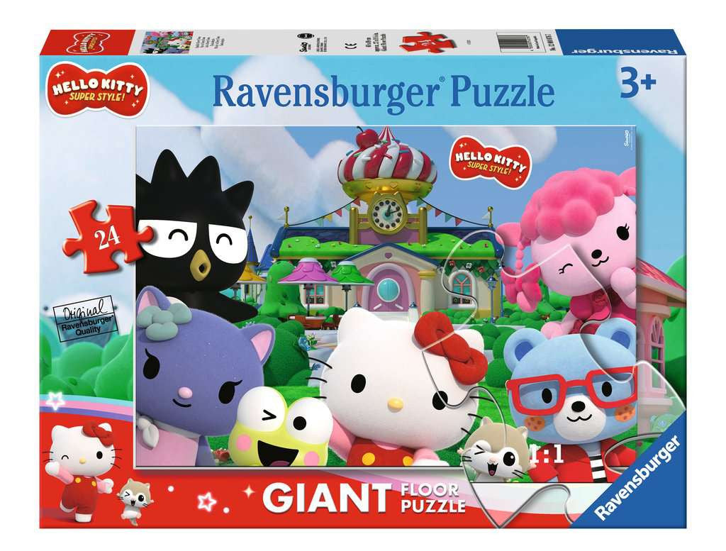 Hello Kitty Super Style – 24 Piece Giant Floor Jigsaw Puzzle (Ravensburger)