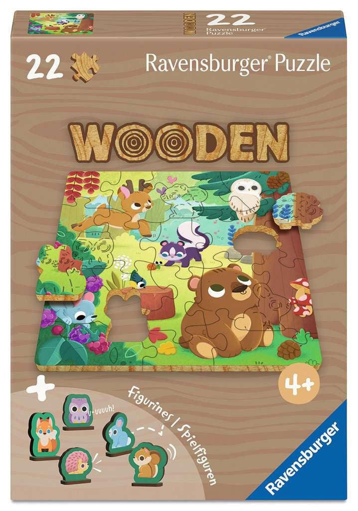 Forest Animals – 22 Piece Wooden Jigsaw Puzzle (Ravensburger)