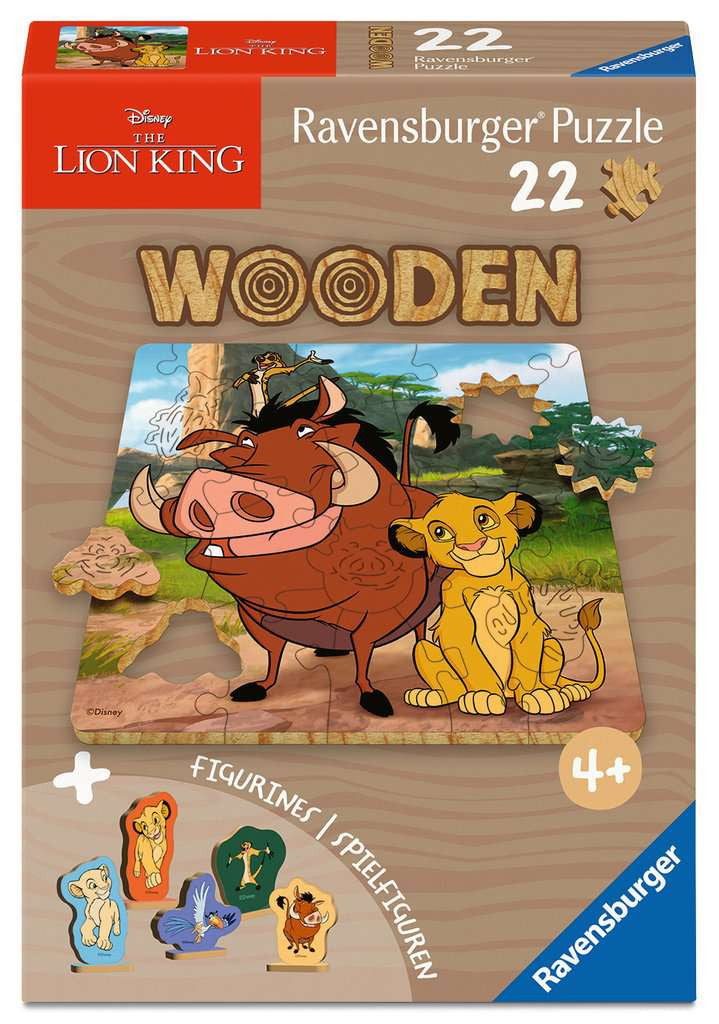 Disney The Lion King – 22 Piece Wooden Jigsaw Puzzle (Ravensburger)