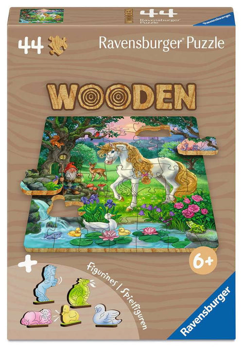 Unicorn – 44 Piece Wooden Jigsaw Puzzle (Ravensburger) - Completed Puzzle