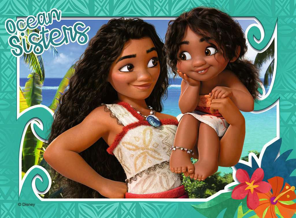Disney Moana 2 – 4 in a Box (12, 16, 20 & 24 Piece) Jigsaw Puzzles (Ravensburger)