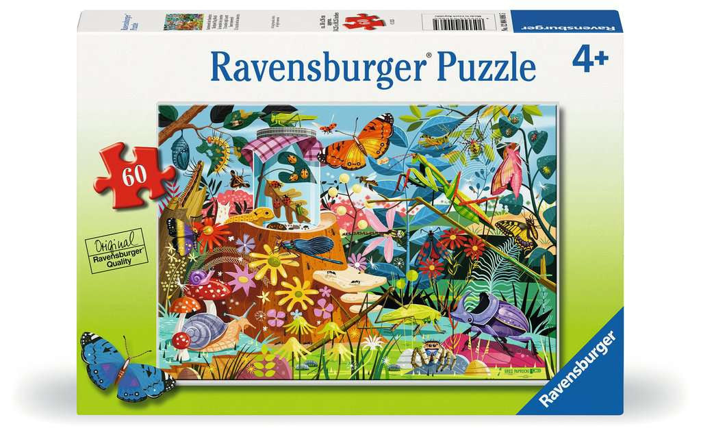Backyard Bug World – 60 Piece Jigsaw Puzzle (Ravensburger)