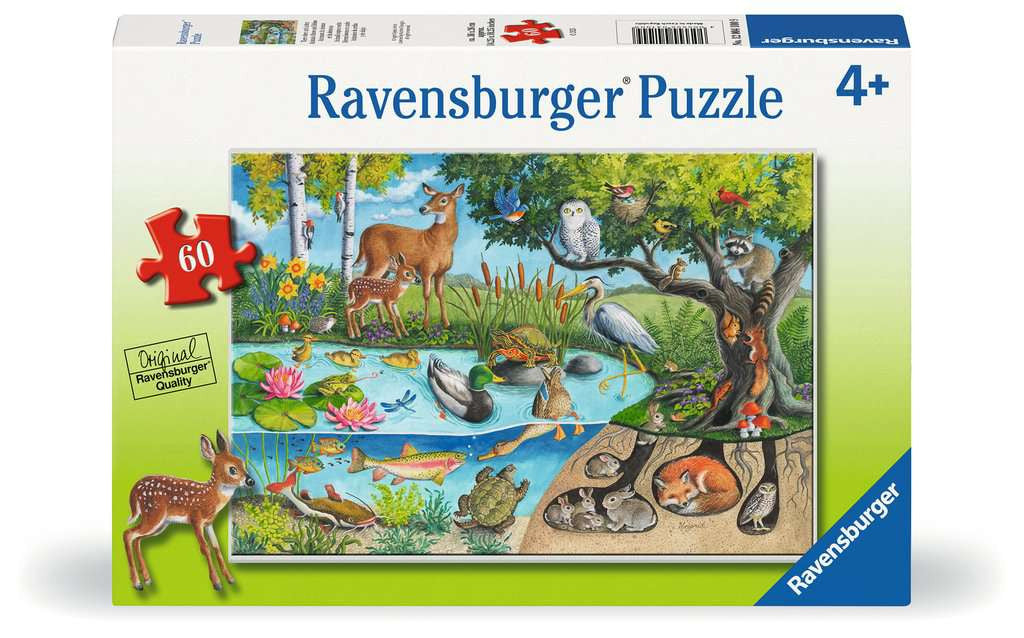 Animals Above & Below – 60 Piece Jigsaw Puzzle (Ravensburger)
