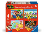 Super Mario 4 in a Box – 24 Piece Jigsaw Puzzle (Ravensburger)