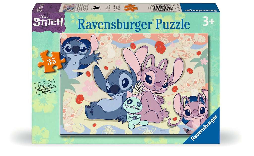 Disney Stitch Enjoy Time Together – 35 Piece Jigsaw Puzzle (Ravensburger)