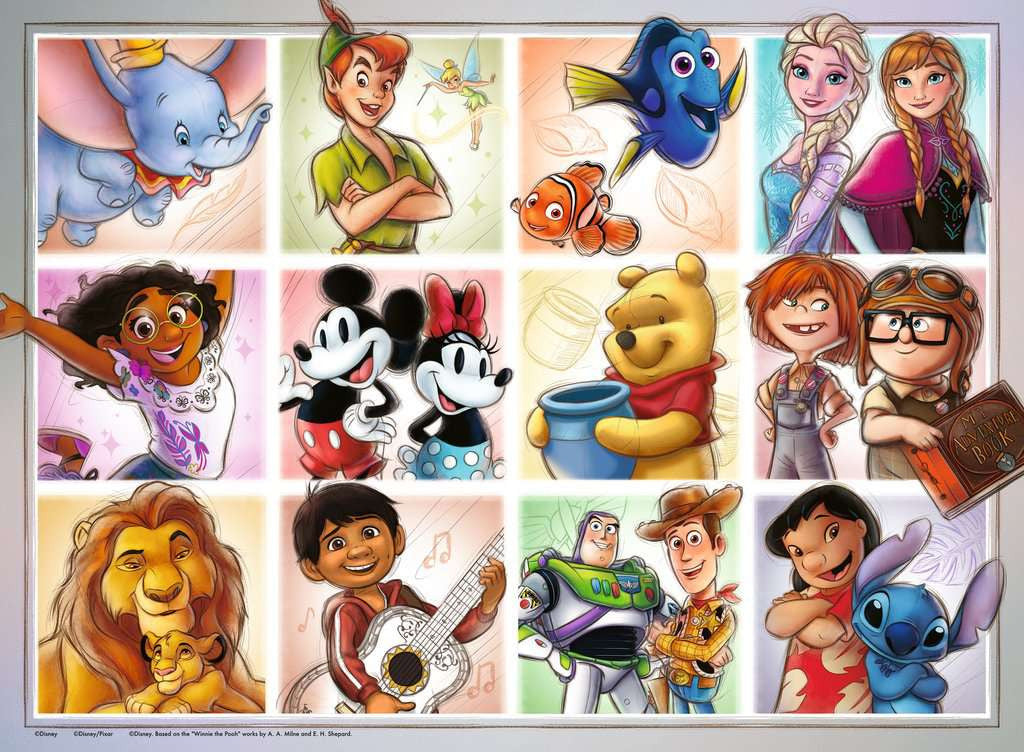 Disney Multicharacter XXL – 100 Piece Jigsaw Puzzle (Ravensburger)