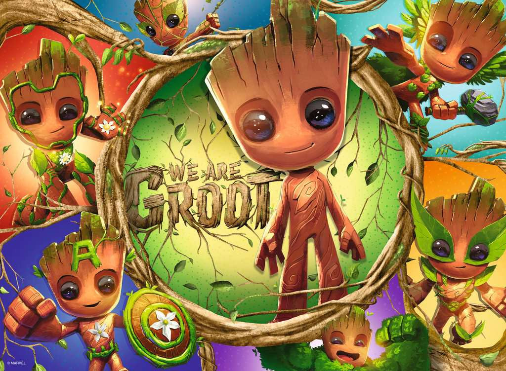 Marvel Groot XXL – 100 Piece Jigsaw Puzzle (Ravensburger)