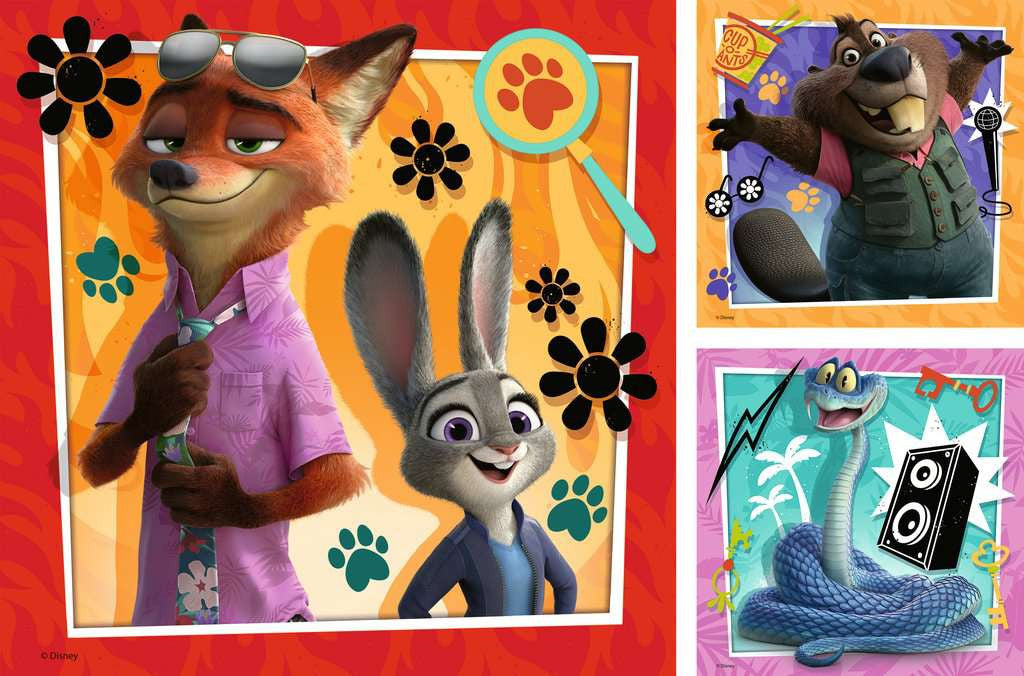 Zootropolis 2 – 3 x 49 Piece Jigsaw Puzzles (Ravensburger)