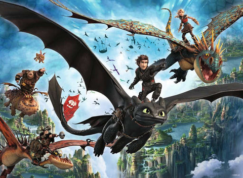 How to Train Your Dragon XXL – 150 Piece Jigsaw Puzzle (Ravensburger)