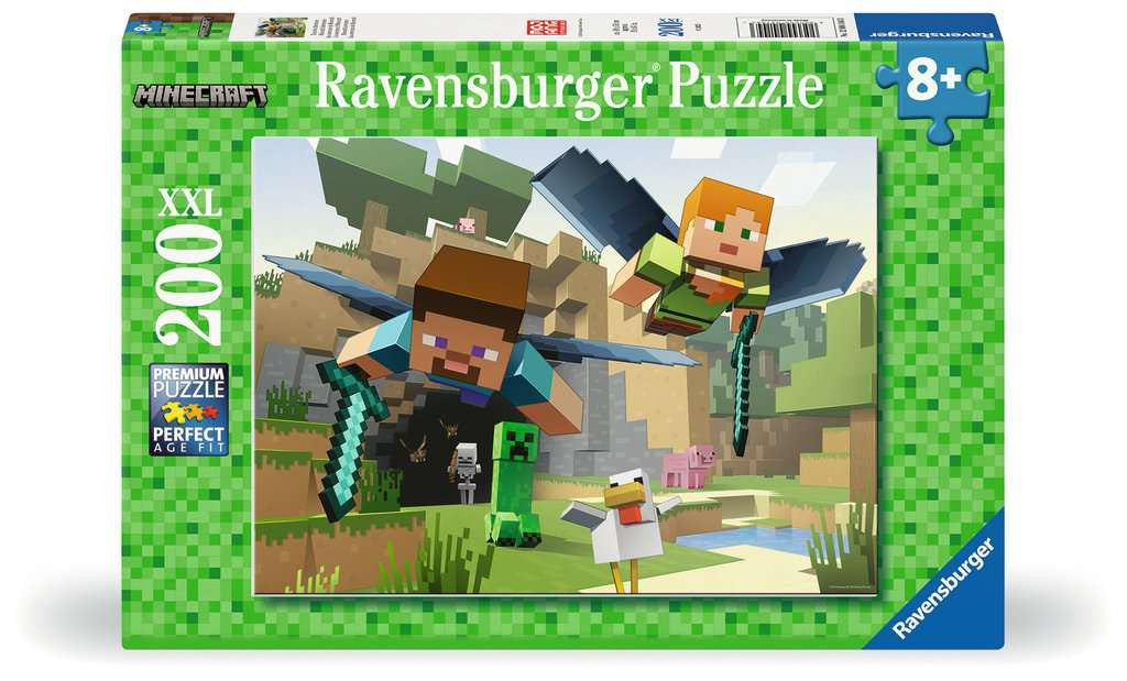 Minecraft XXL – 200 Piece Jigsaw Puzzle (Ravensburger)