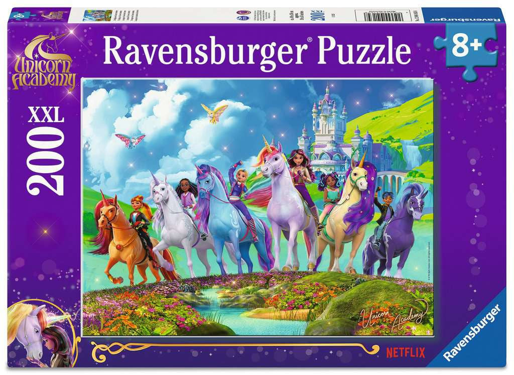 Unicorn Academy XXL – 200 Piece Jigsaw Puzzle (Ravensburger)