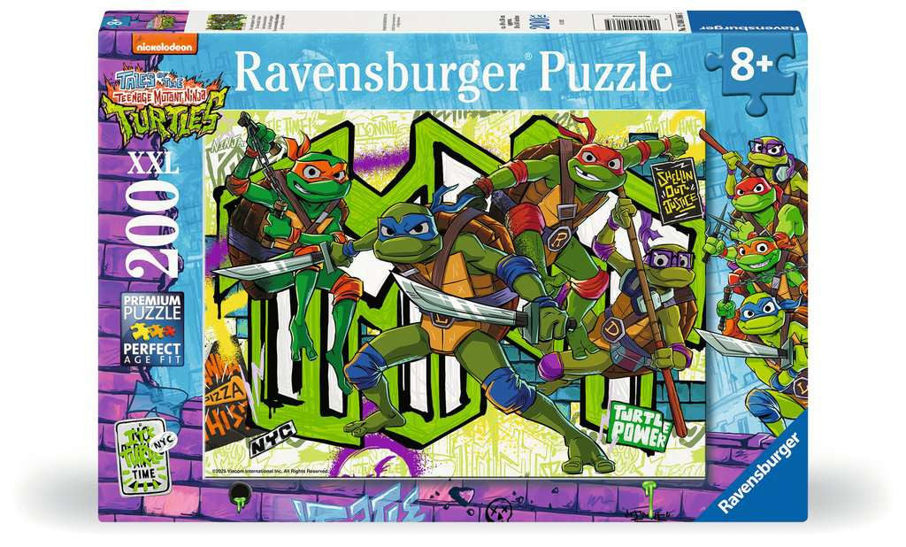 Tales of the Teenage Mutant Ninja Turtles XXL – 200 Piece Jigsaw Puzzle (Ravensburger)