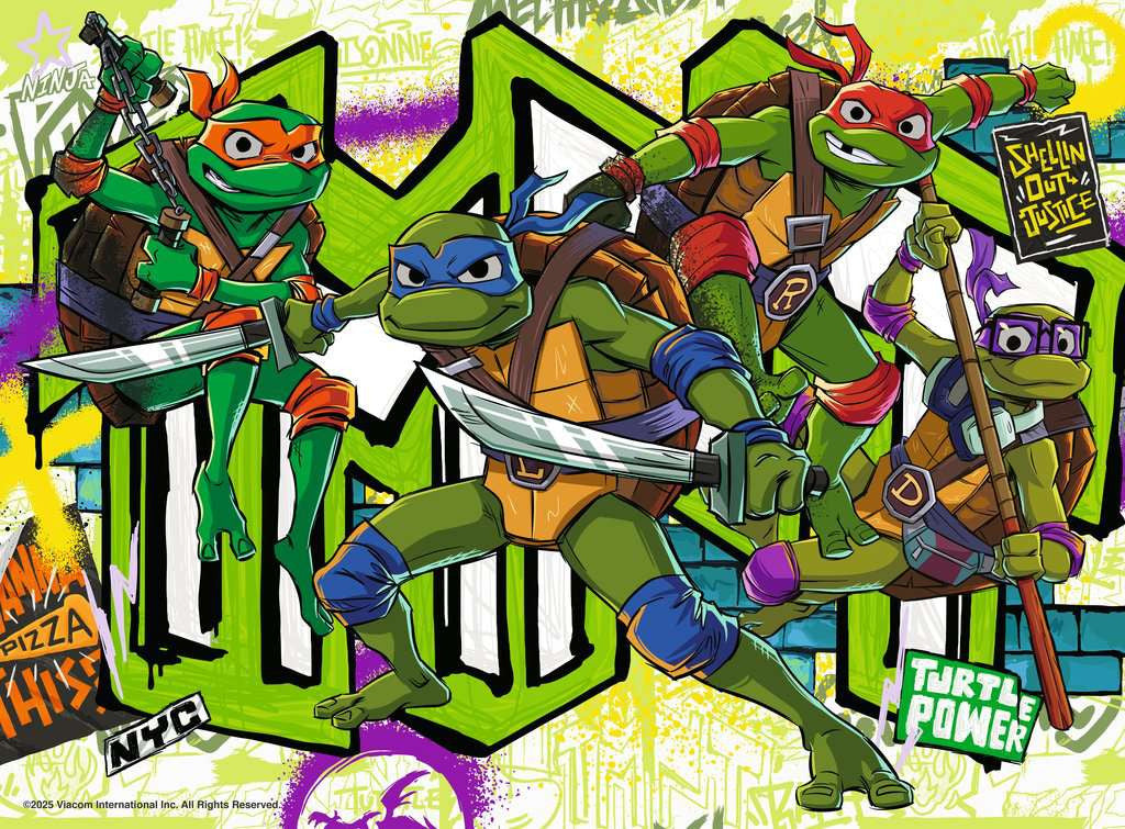 Tales of the Teenage Mutant Ninja Turtles XXL – 200 Piece Jigsaw Puzzle (Ravensburger)