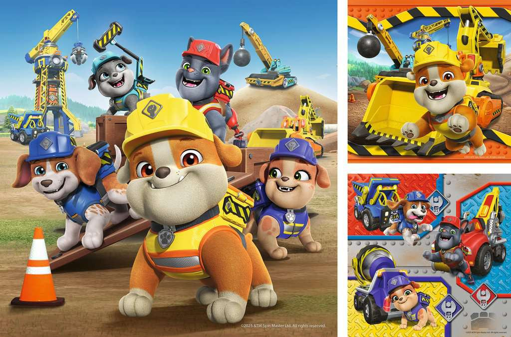 Rubble & Crew – 3 x 49 Piece Jigsaw Puzzle (Ravensburger)