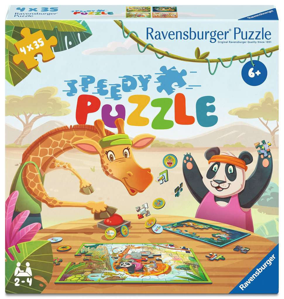 Speedy Puzzle – 4 x 35 Piece Jigsaw Puzzles (Ravensburger)