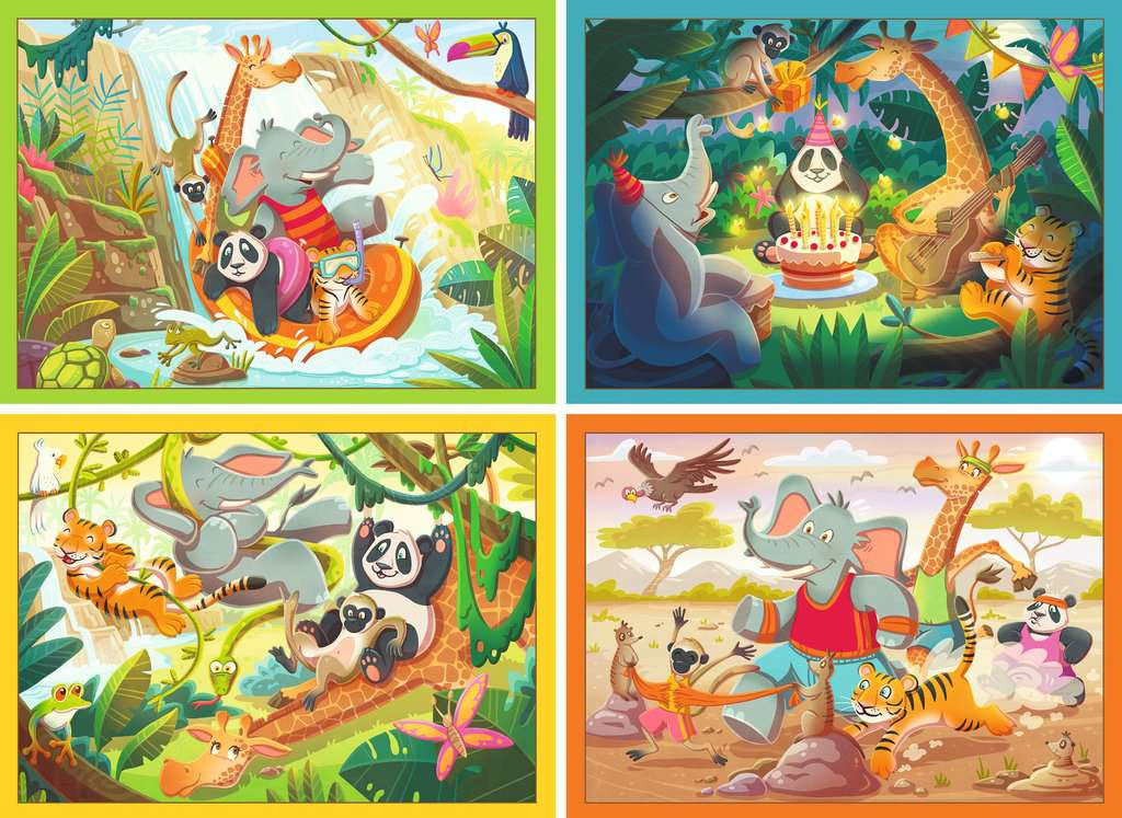 Speedy Puzzle – 4 x 35 Piece Jigsaw Puzzles (Ravensburger)