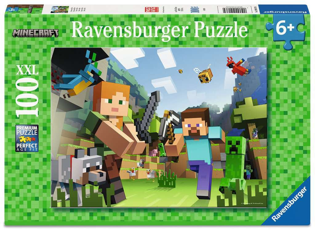 Minecraft XXL – 100 Piece Jigsaw Puzzle (Ravensburger)