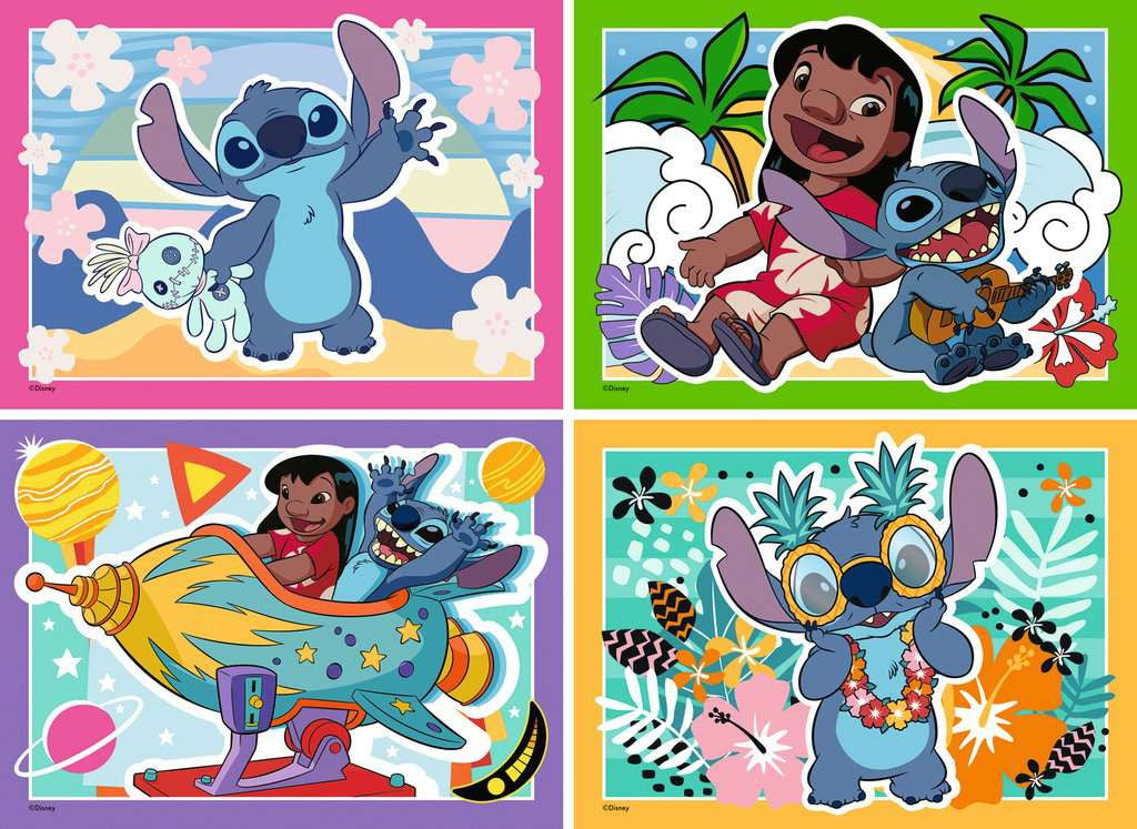 Speedy Puzzle Stitch – 4 x 35 Piece Jigsaw Puzzles (Ravensburger)