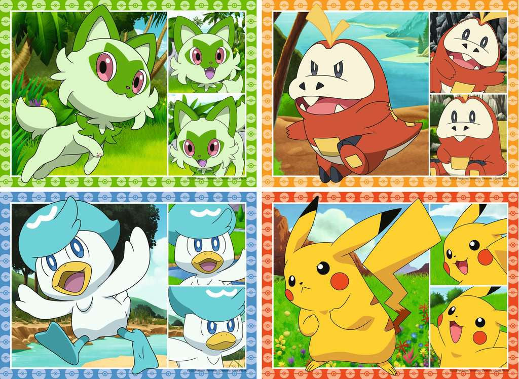 Speedy Puzzle Pokémon – 4 x 35 Piece Jigsaw Puzzles (Ravensburger)