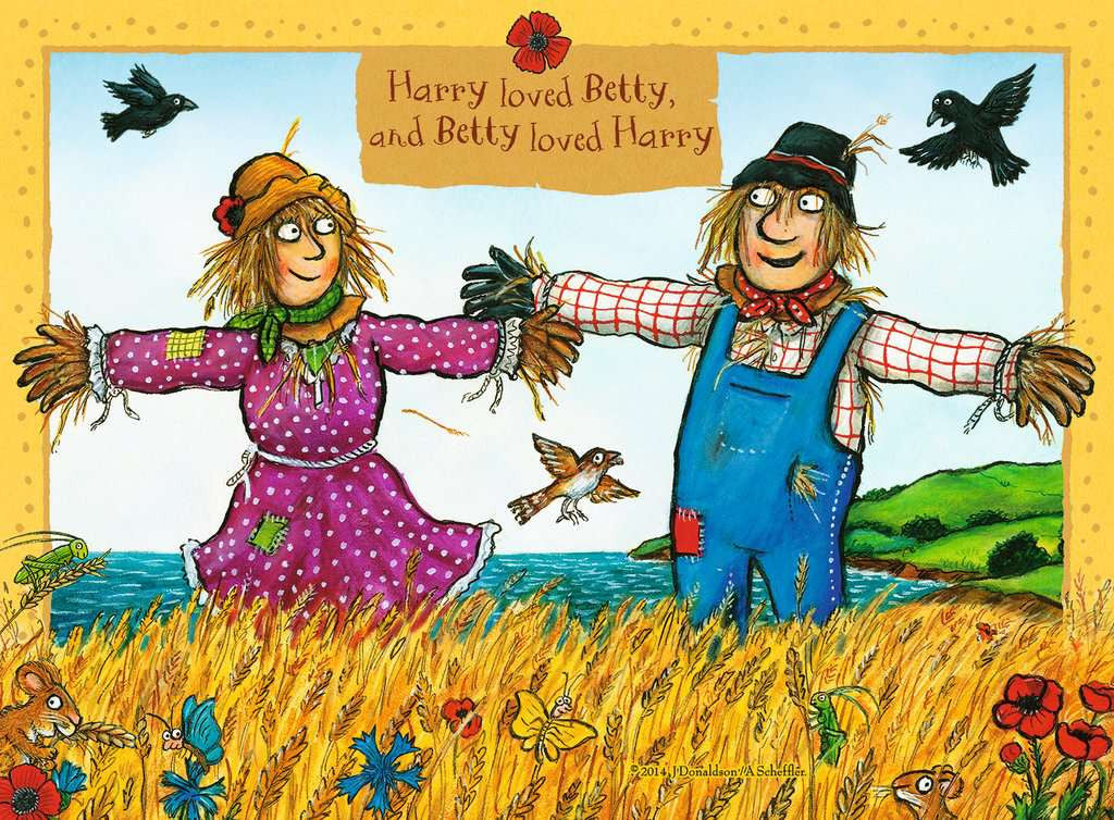The Scarecrows' Wedding – 4 in a Box (12, 16, 20, 24 Piece) Jigsaw Puzzles (Ravensburger)