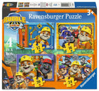 Rubble & Crew 4 in a Box – 12, 16, 20 & 24 Piece Jigsaw Puzzles (Ravensburger)