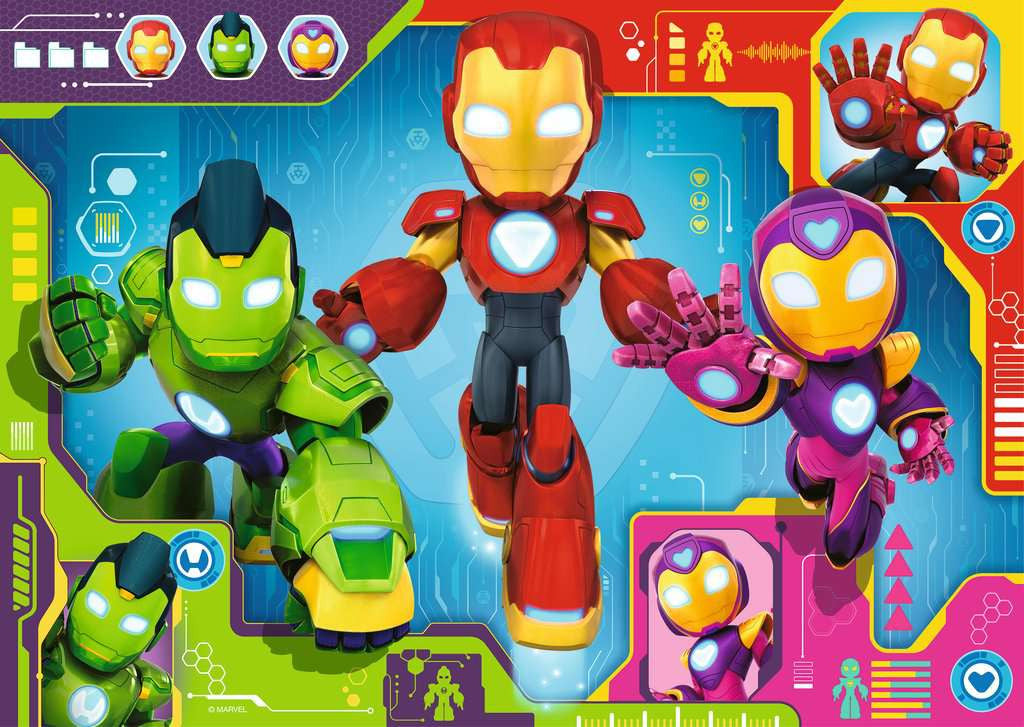 Iron Man & His Awesome Friends – 24 Piece Giant Floor Puzzle (Ravensburger)