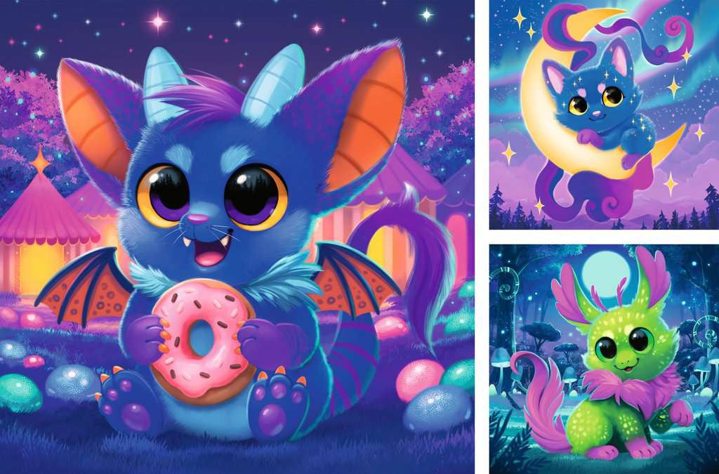 Little Demons – 3 x 49 Piece Jigsaw Puzzles (Ravensburger)